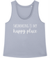 Swimming Is My Happy Place Unisex Organic Cotton Vest Top