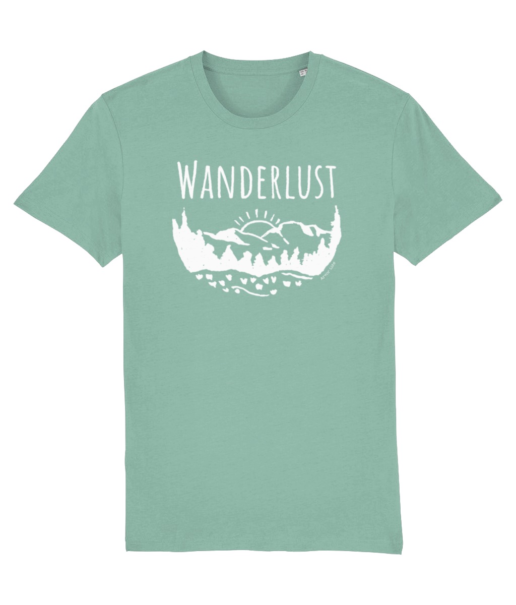Wanderlust Unisex Organic Cotton T-shirt