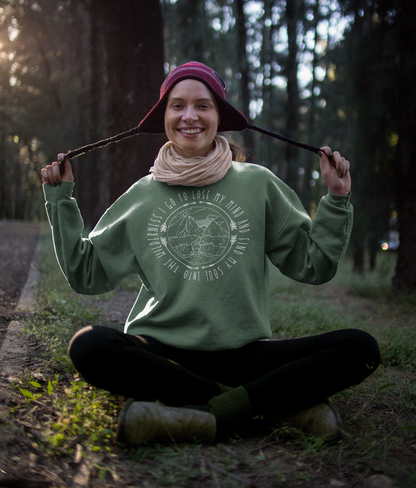 Into The Wilderness Unisex Organic Cotton Sweatshirt | Arvor Life\