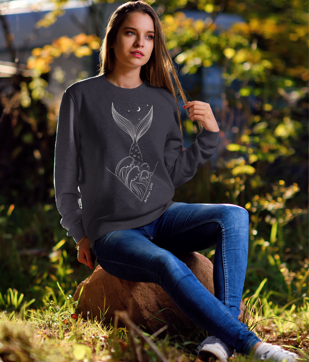 Merfolk Unisex Organic Cotton Sweatshirt | Arvor Life