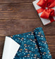 Festive Orcas Eco-friendly Wrapping Paper