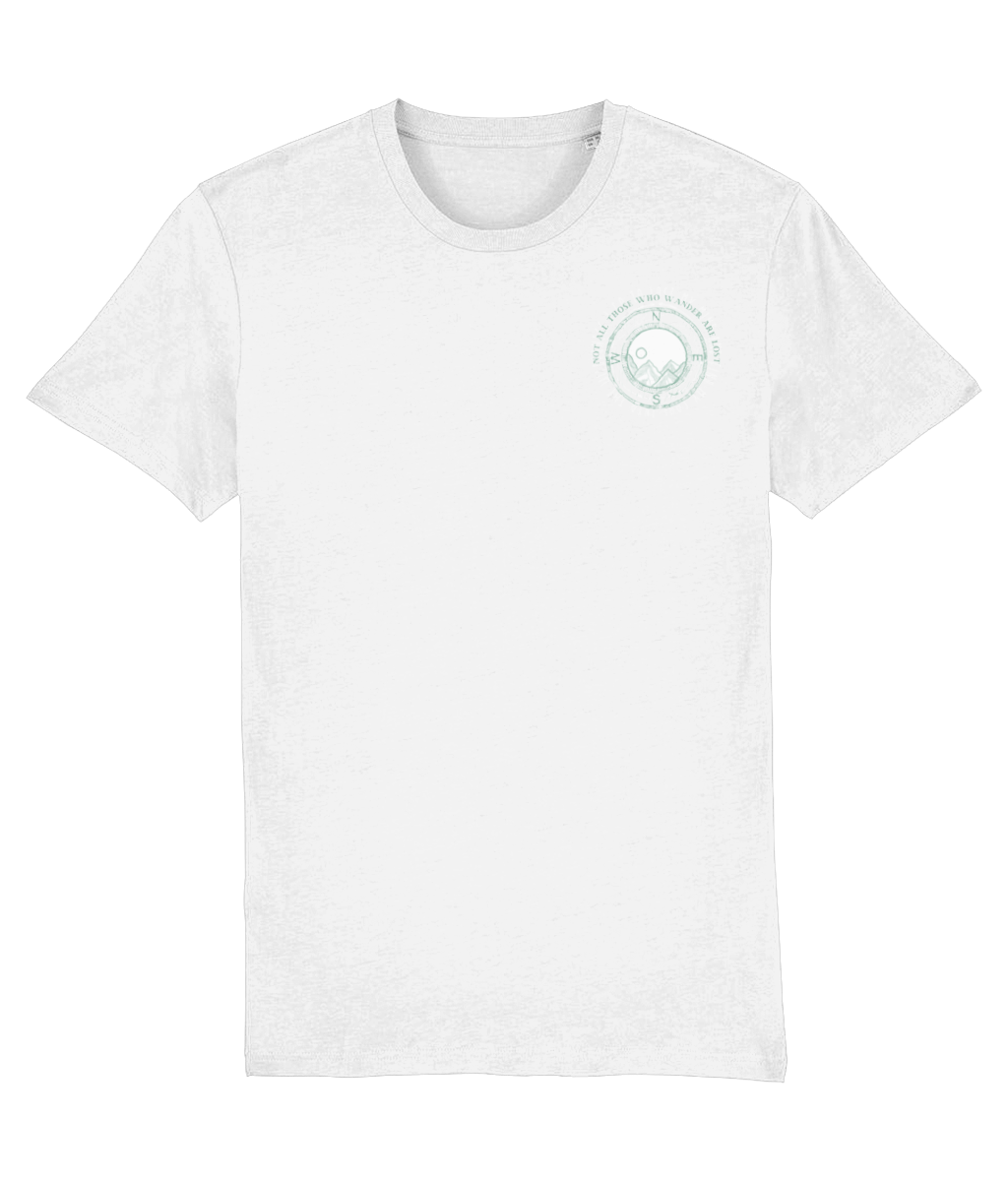 Not All Those Who Wander Are Lost Unisex Organic Cotton T-shirt