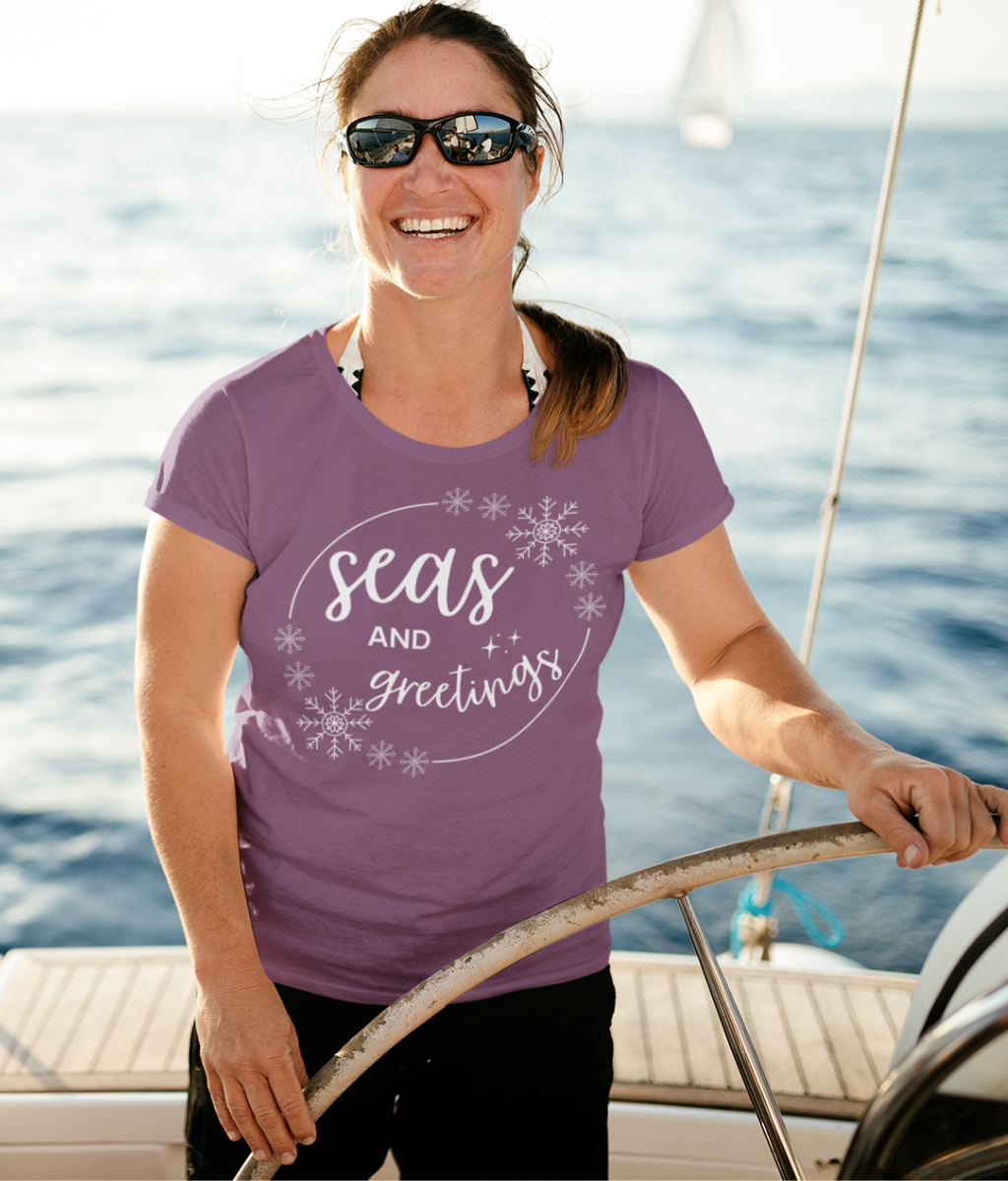Seas and Greetings Organic T-shirt
