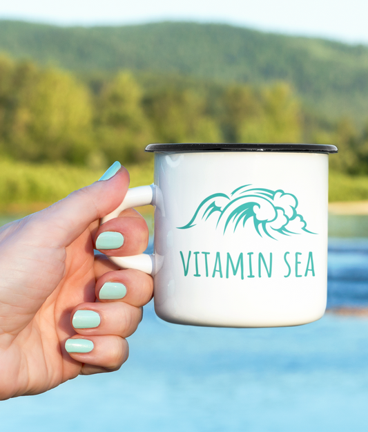 Vitamin Sea Enamel Mug