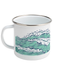 Waves Enamel Mug