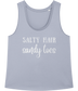 Salty Hair Sandy Toes 100% Organic Cotton Vest Top