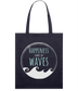 Happiness Comes in Waves Organic Cotton Tote
