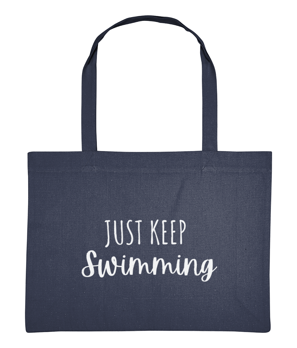 Just Keep Swimming Recycled Cotton Shopping Bag