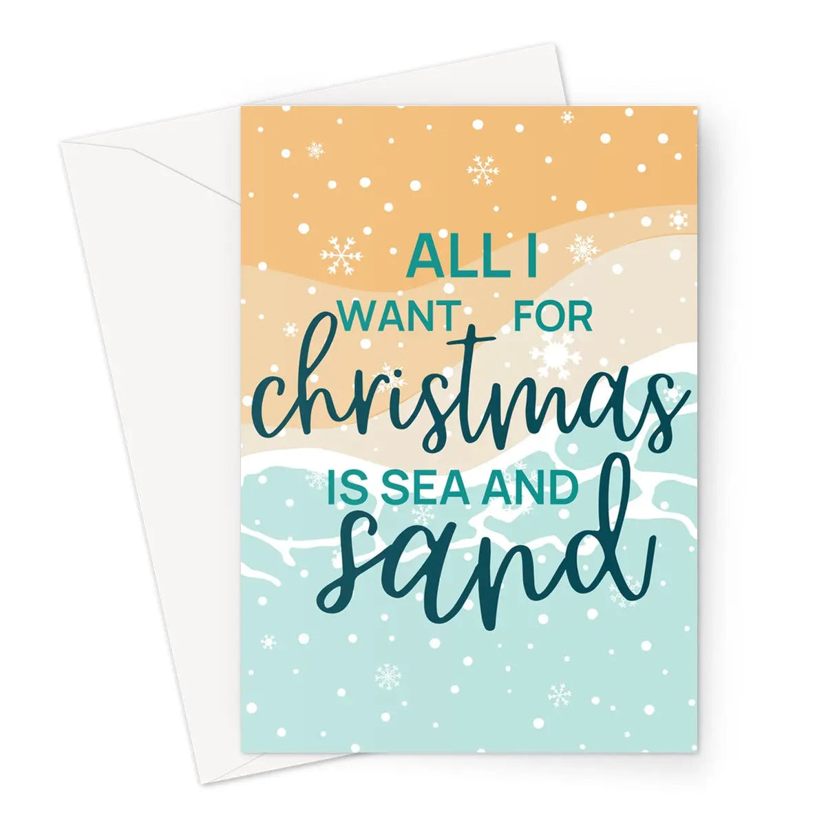 Seaside Christmas Greeting Cards